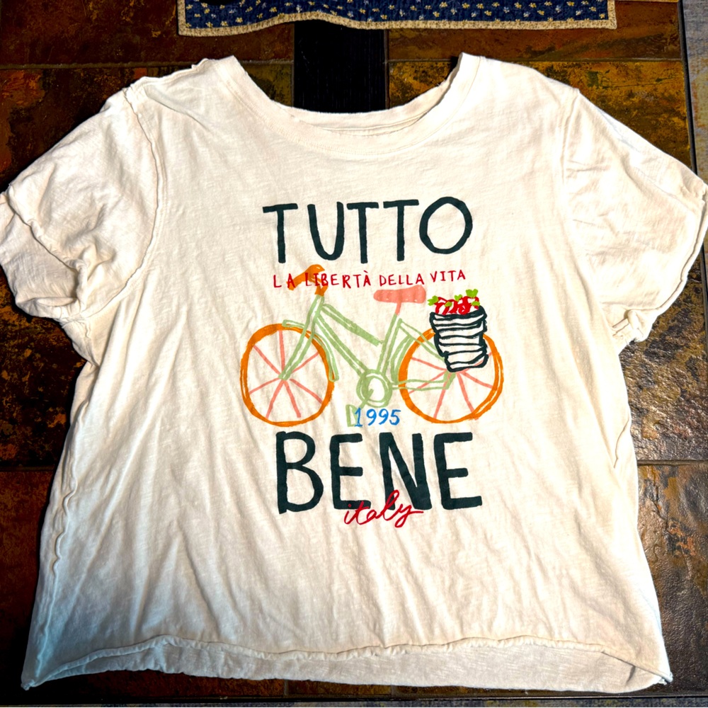 Jordan Nickson x Anthropologie Maeve graphic tee! 🩷🚲